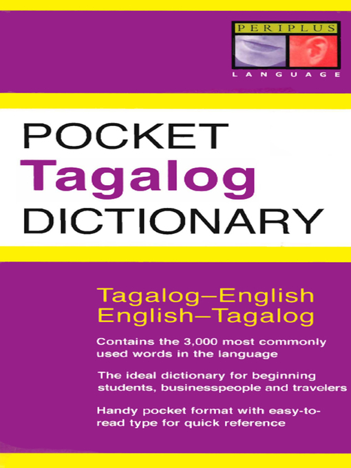 Cover image for Pocket Tagalog Dictionary